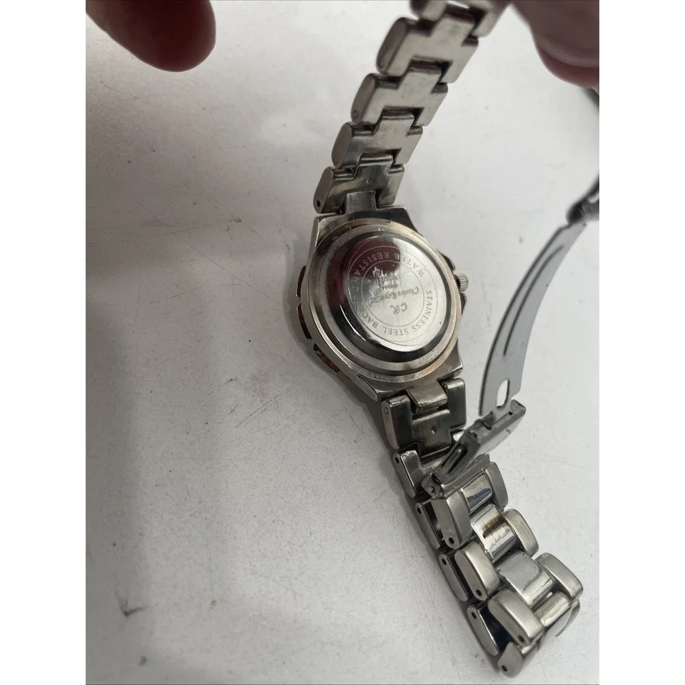 Charles Raymond New York His And Hers Silver Tone Couples Quartz Watch Gift Set
